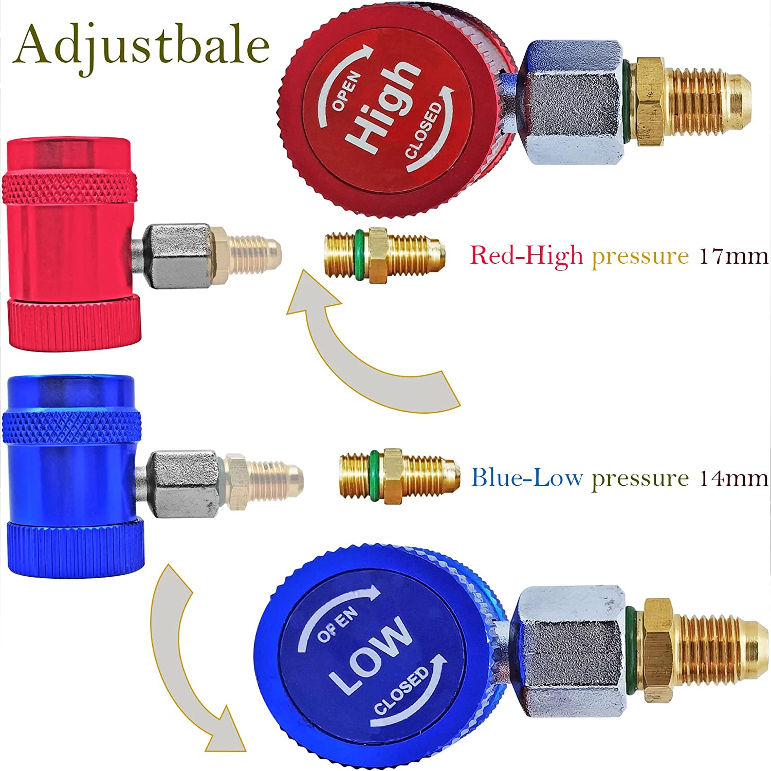 R1234yf to R134a Quick Coupler - Coolant Flush Machine recensie en prijs