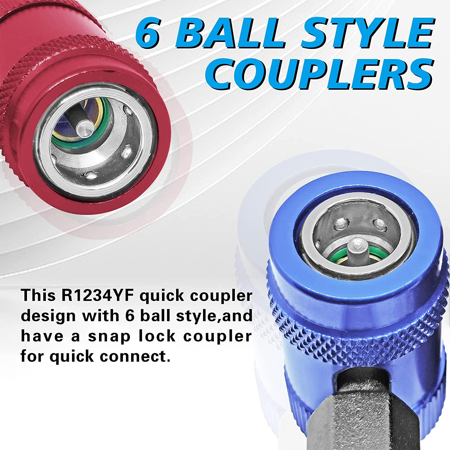 R1234yf to R134a Quick Coupler - Coolant Flush Machine recensie en prijs