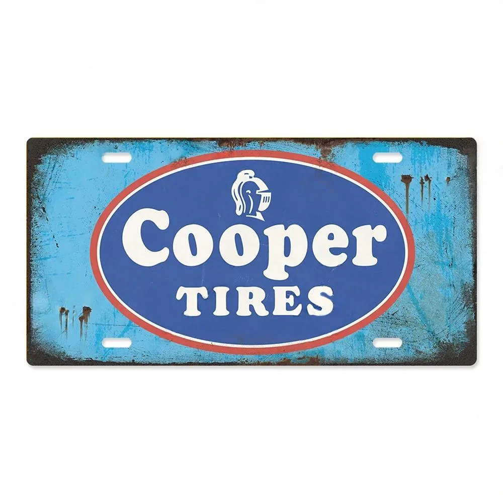 Tire Brand Vintage Metal Poste - Auto Repair Shop Signs recensie en prijs