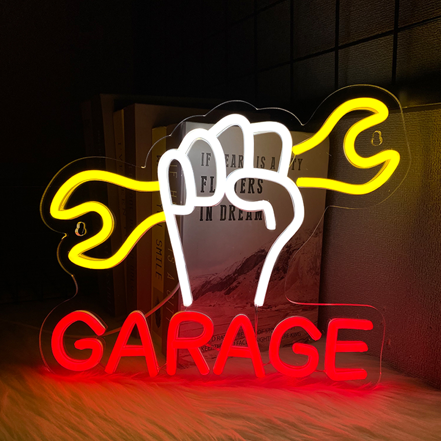 Garage Led Neon Sign, Wrench T - Auto Repair Shop Signs recensie en prijs
