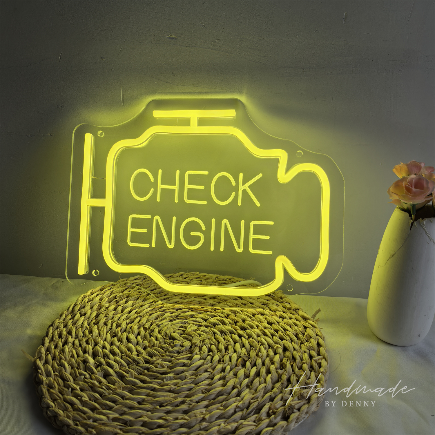 Check Engine Neon Sign, Led Ga - Auto Repair Shop Signs recensie en prijs