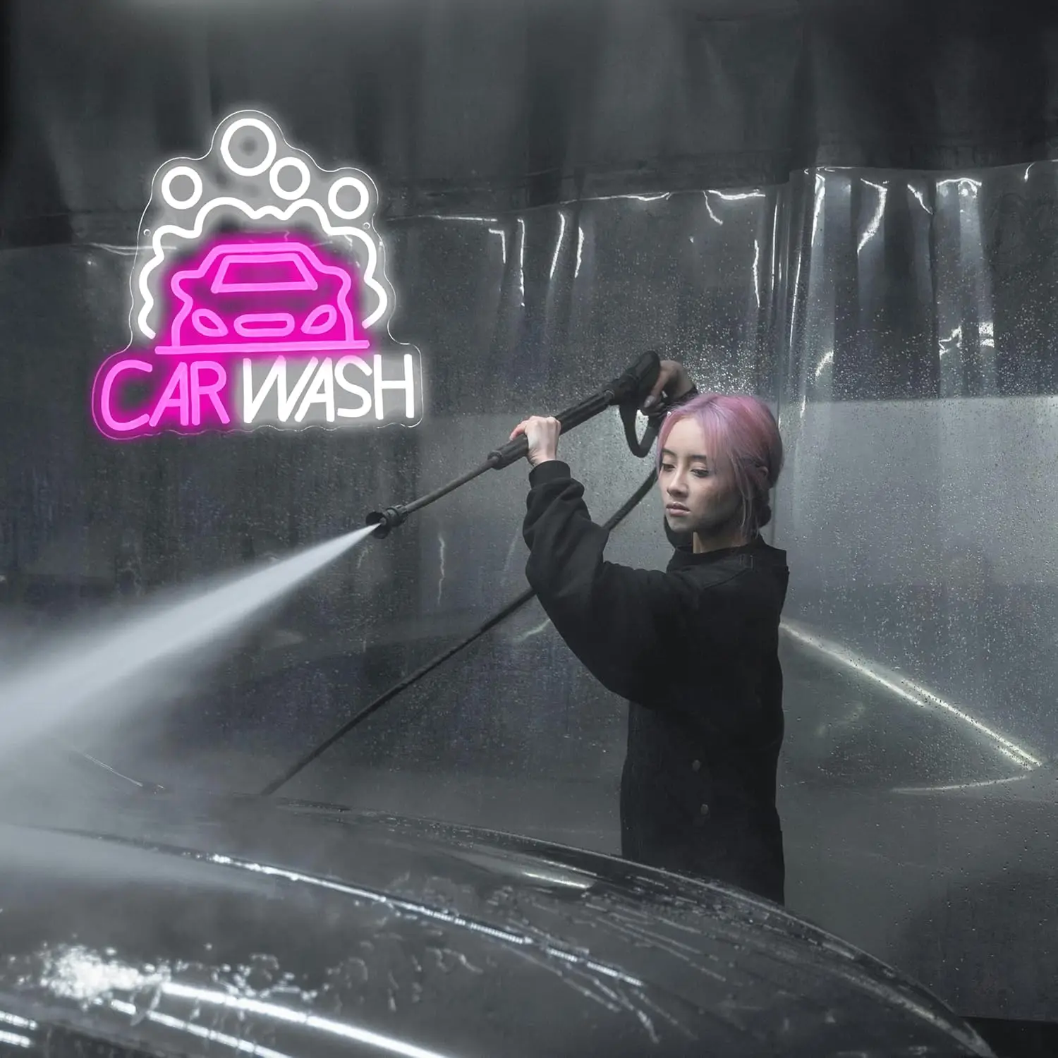 Sedan LED Neon Light Car Wash  - Auto Repair Shop Signs recensie en prijs