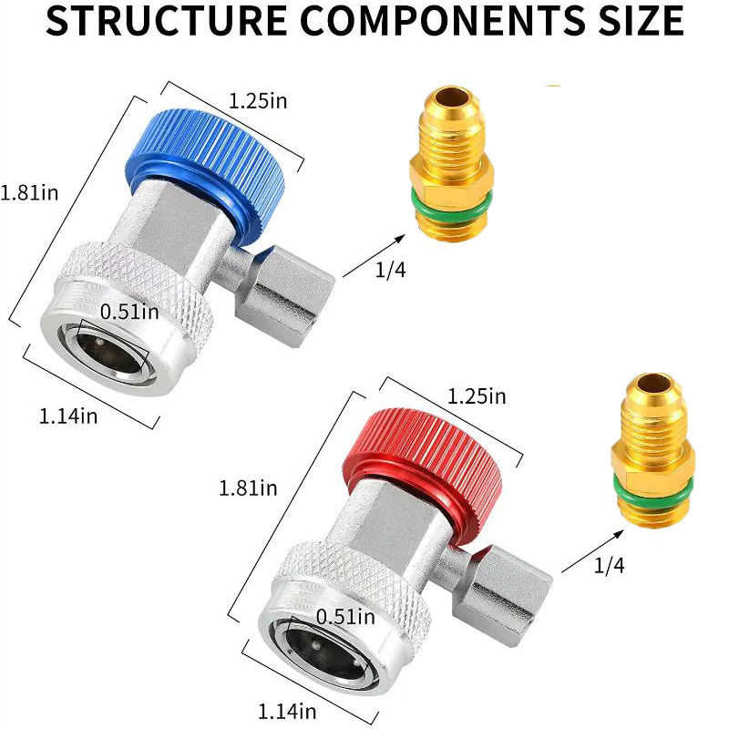 Adjustable R134A Adapter Fitti - Coolant Flush Machine recensie en prijs