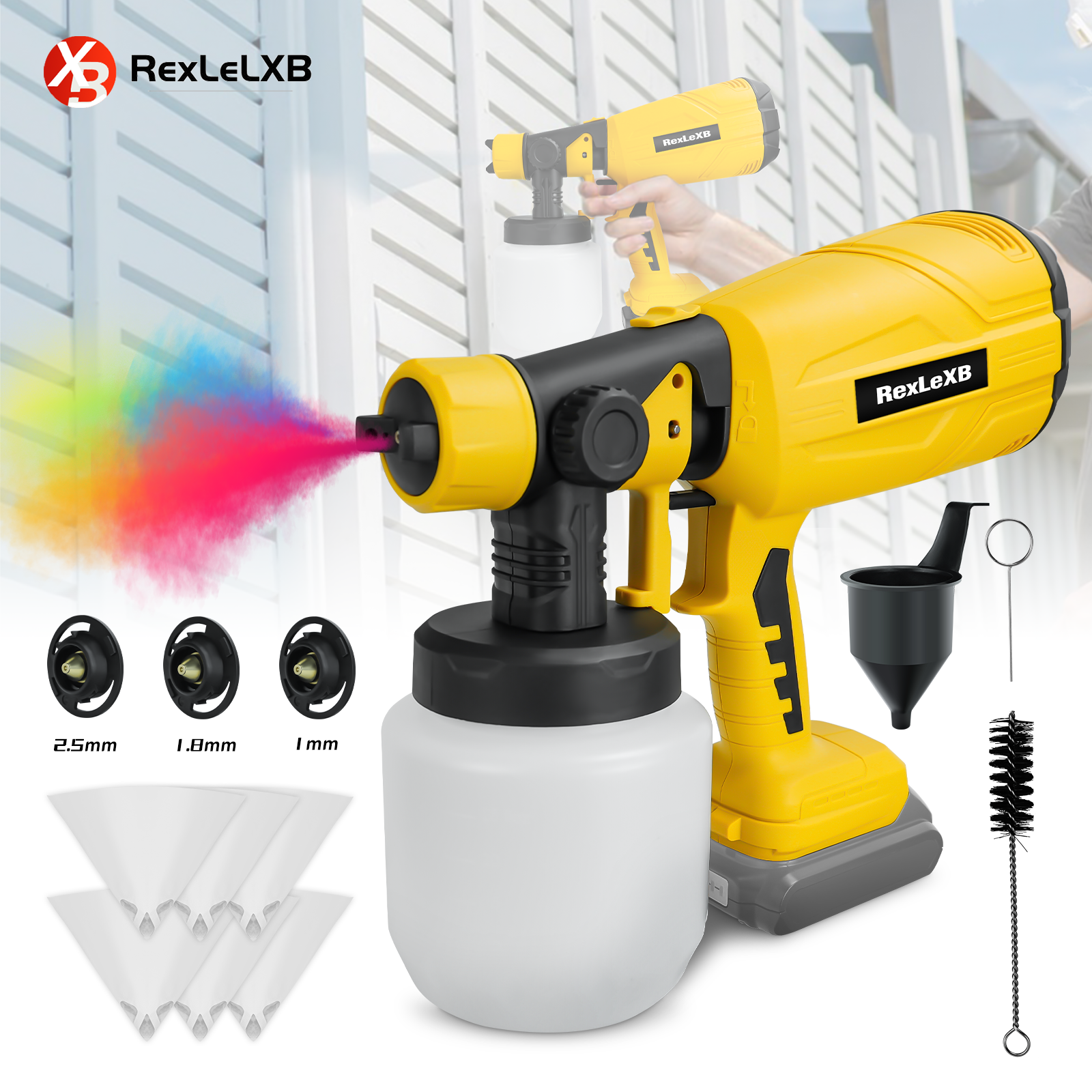 800ML Cordless Electric Spray  - Heat Gun Paint Strip recensie en prijs