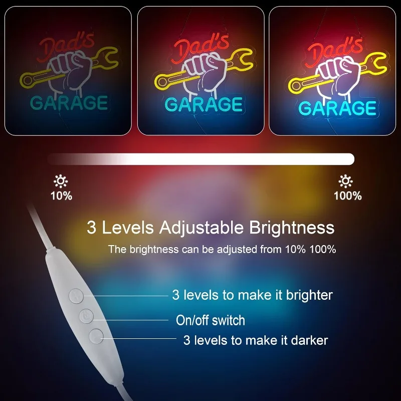 Wrench Neon Sign For Wall Deco - Auto Repair Shop Signs recensie en prijs
