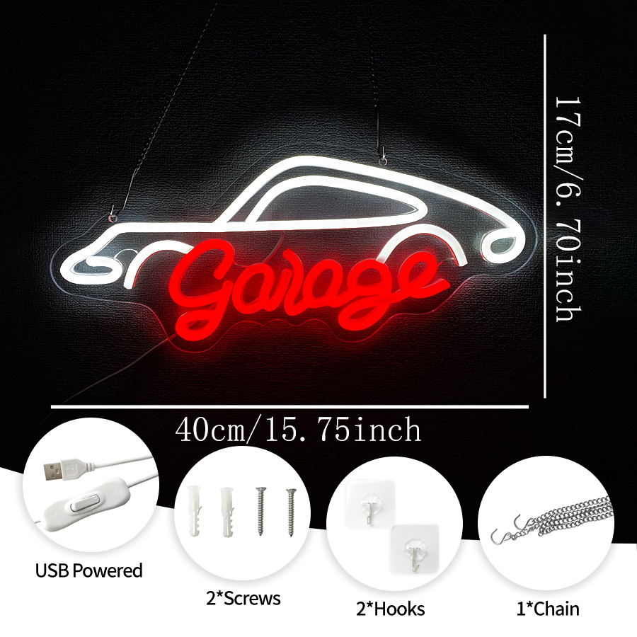 Garage Neon Sign For Wall Deco - Auto Repair Shop Signs recensie en prijs