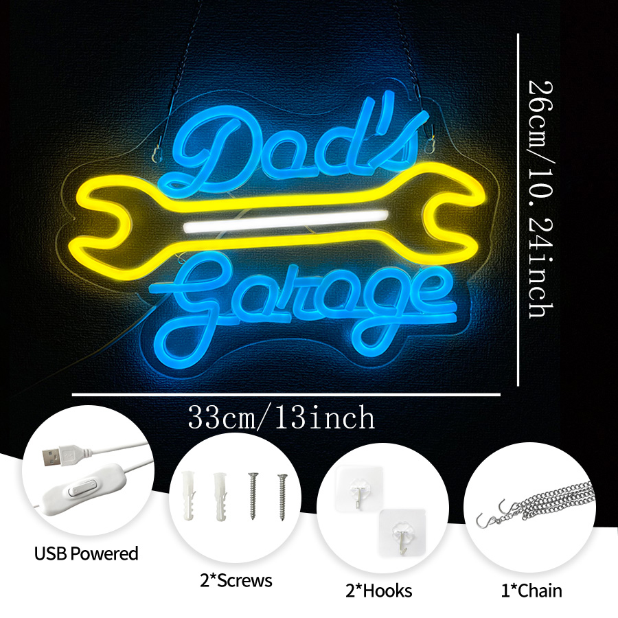 Garage Neon Sign for Wall Deco - Auto Repair Shop Signs recensie en prijs