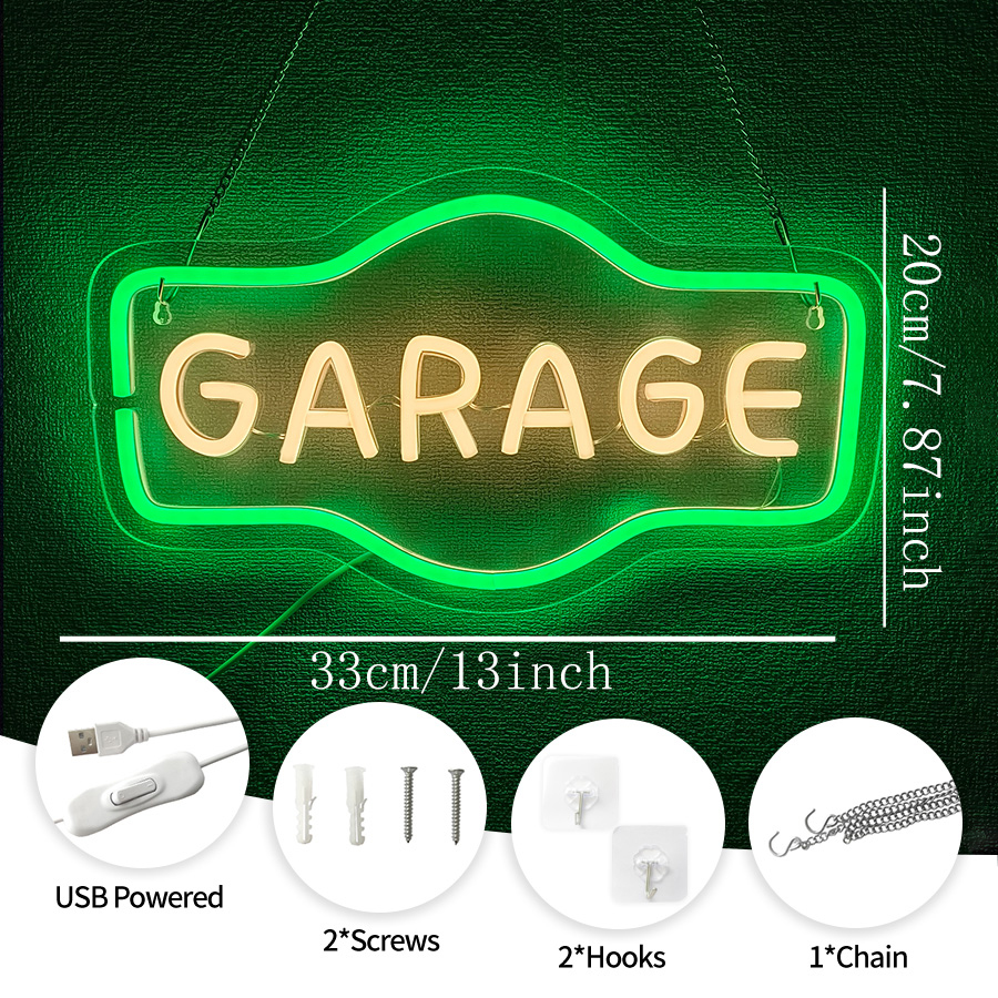 Garage Neon Sign for Wall Deco - Auto Repair Shop Signs recensie en prijs