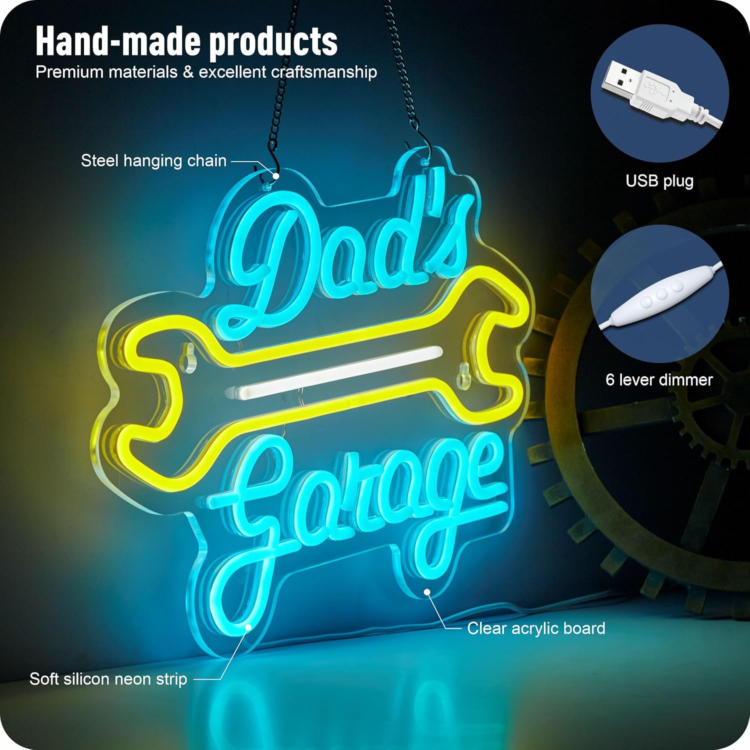 Garage Neon Sign for Wall Deco - Auto Repair Shop Signs recensie en prijs