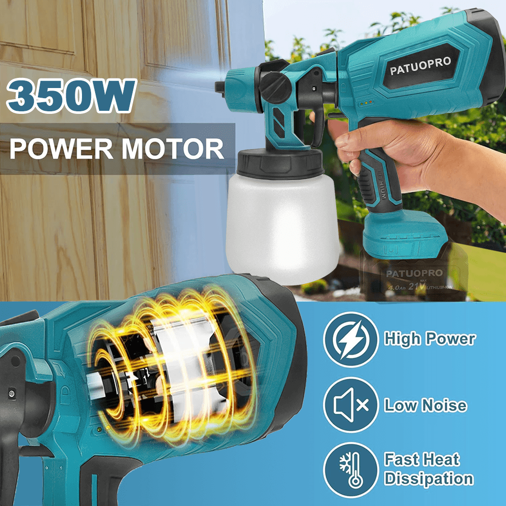 Cordless Electric Spray Gun HV - Heat Gun Paint Strip recensie en prijs