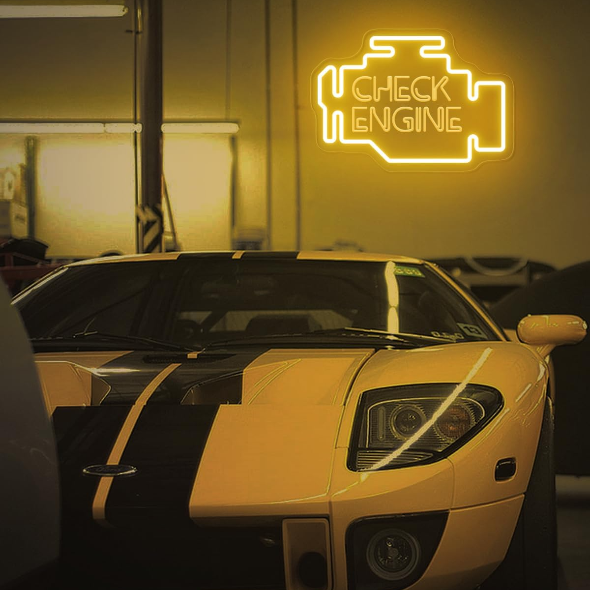 Check Engine Neon Sign Car LED - Auto Repair Shop Signs recensie en prijs